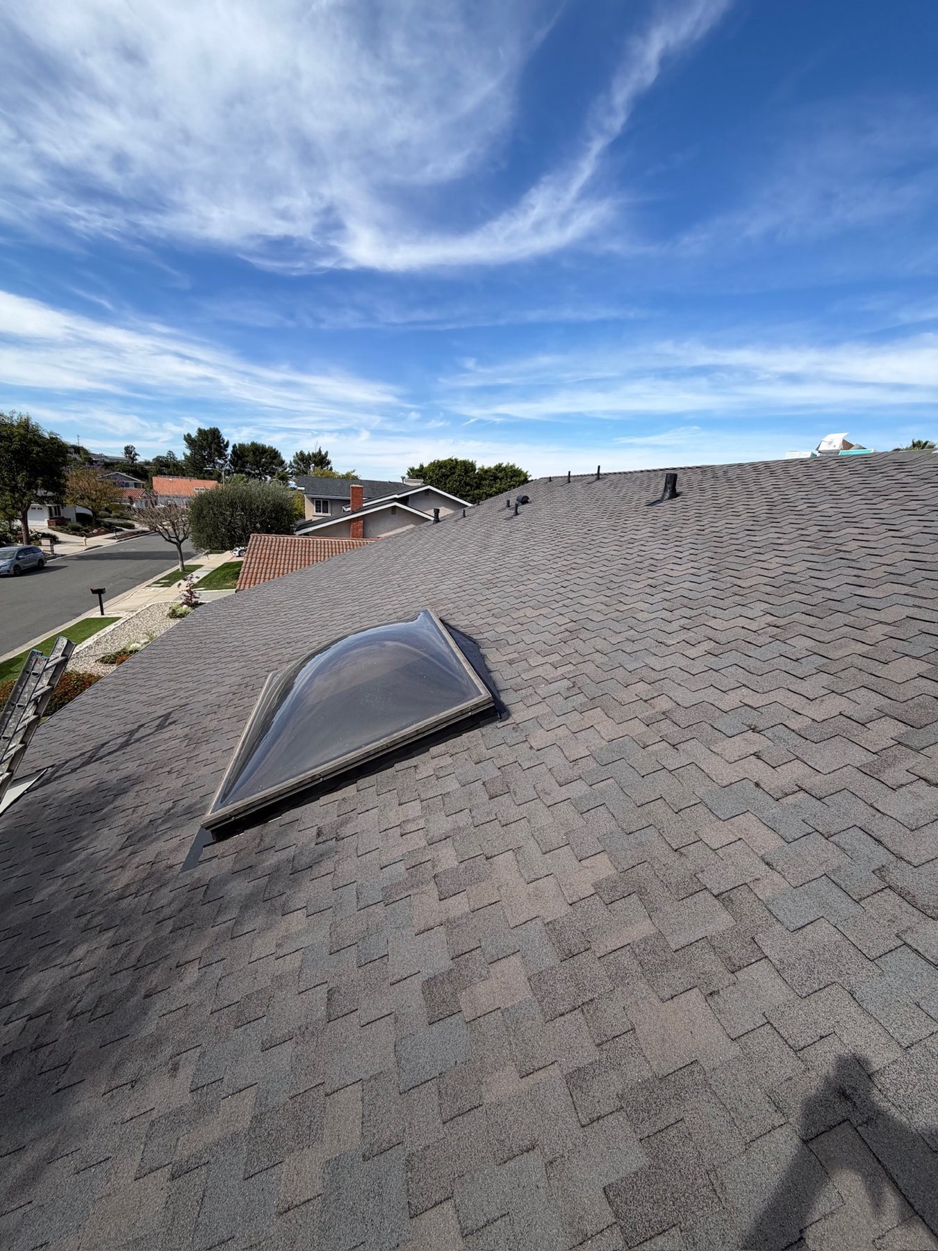 Suncraft Roofing project photo paired with Dane T.'s customer review