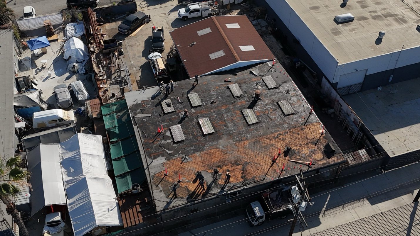 Suncraft Roofing project photo paired with Mark R.'s customer review