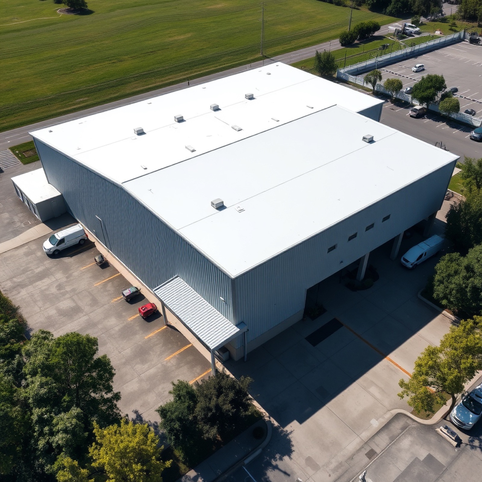 Suncraft Roofing project photo paired with Reilly Q.'s customer review
